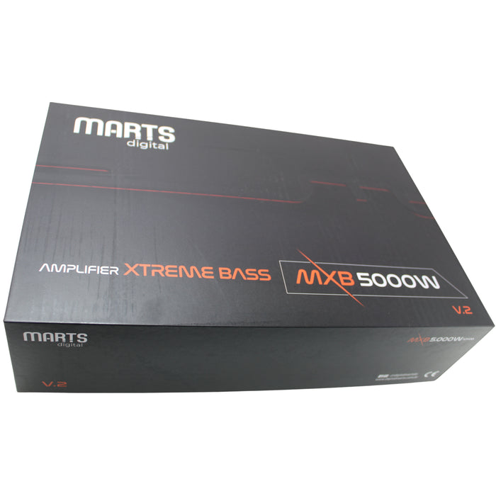 Marts Digital MXB Series Monoblock 5K Bass 1 Ohm Amplifier MXB-5000-1-V2