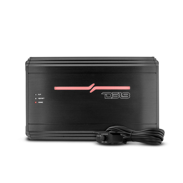 DS18 Monoblock Subwoofer Amplifier Class D 1000W Pro Car Audio Bass ZR1000.1D