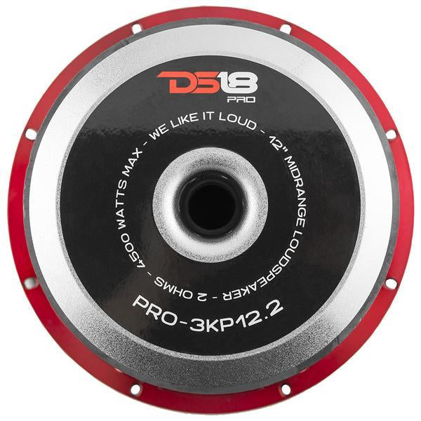 DS18 PRO-3KP12.2 12" Pro Loudspeaker 2Ohm 4500W Car Audio Speaker