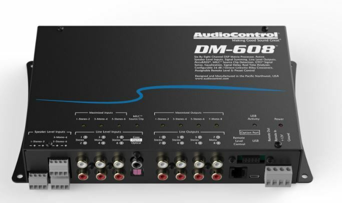 AudioControl Premium 6 Input 8 Output DSP Matrix Processor DM-608