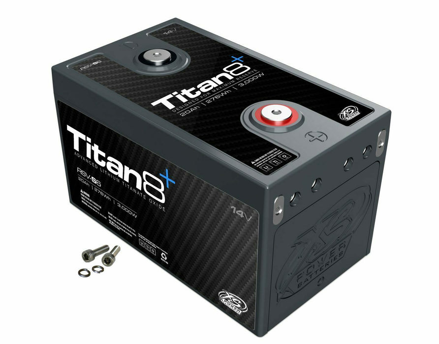 XS Power Titan 8 3000 Watt 14V 1000 Max Amps Lithium Battery RSV-S6