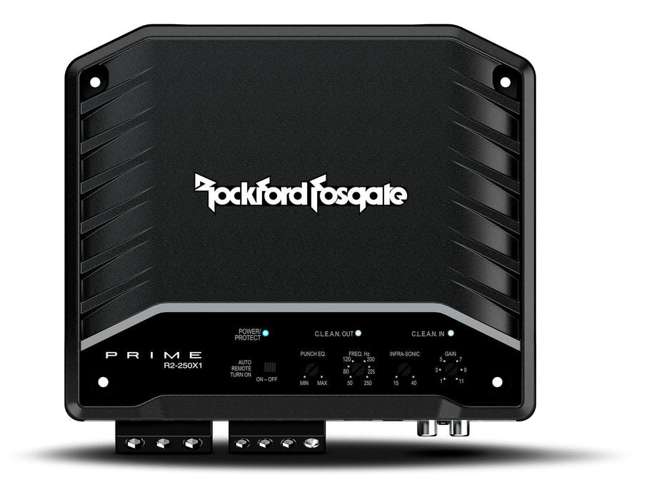 Rockford Fosgate Prime 250W Class-D Mono Subwoofer Amplifier R2-250X1