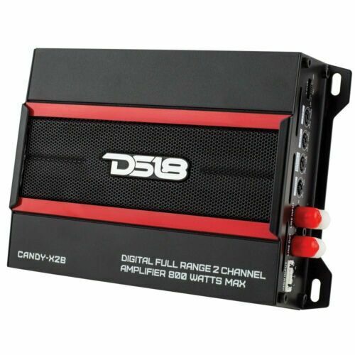 DS18 CANDY CANDY-X2B 800 Watts Max 2 Channel Amplifier Car Audio Mini amp