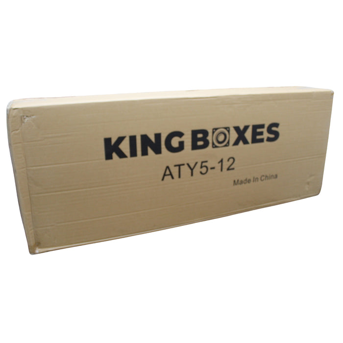 King Boxes 12" Dual Sealed Speaker Box for '05-'15 Tacoma Double Cab ATY5-12