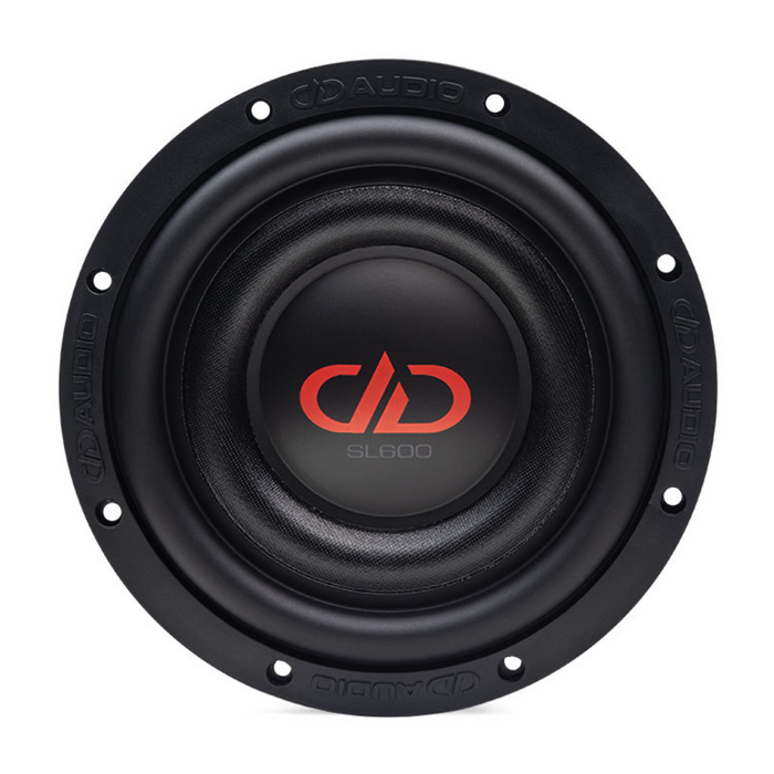 DD Audio Digital Designs 8 Inch 600 Watt Hi-Def Tuned Shallow Subwoofer SL608-D4