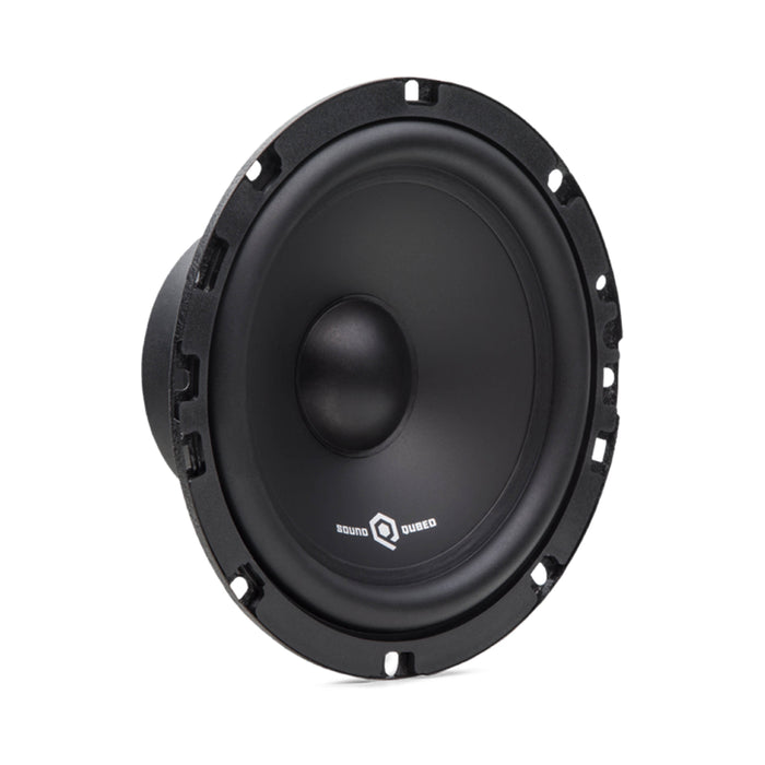 SoundQubed 6.5 Component Speaker Set w/ Tweeters & Crossovers Car Audio QS-6.5