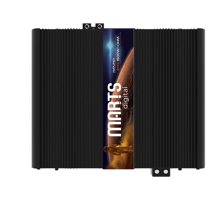 Marts Digital Full-Range 1 Ohm 1500W Class D Amplifier W/ Bass Knob MXD-1500-1