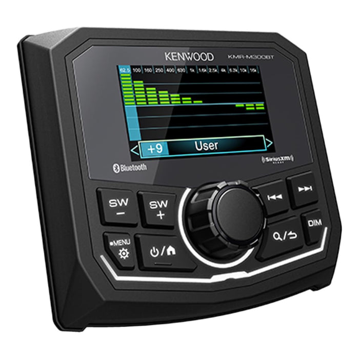 Kenwood 2.7" BT MP3 USB AM/FM Marine IPX6 Digital Media Receiver KMR-M300BT