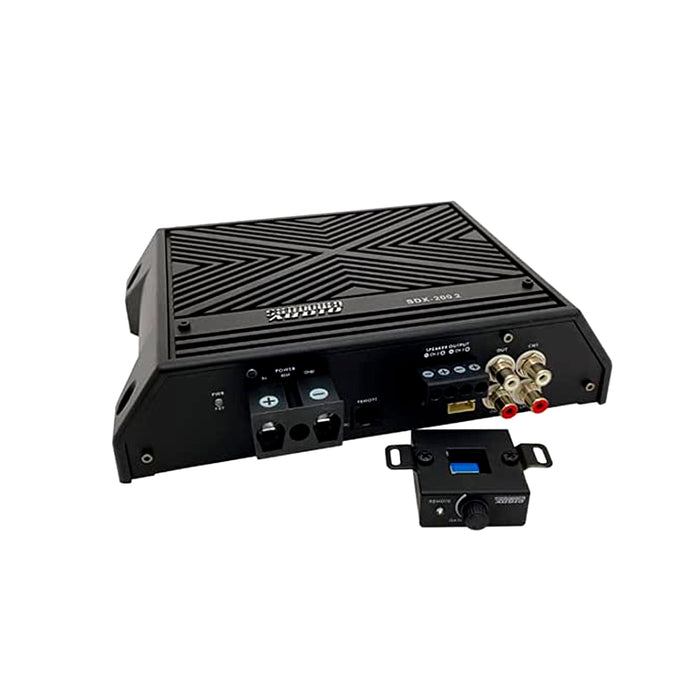 Sundown Audio Full Range Marine & Powersports 2 Ch Amp 200W Class D w/ Bass Knob