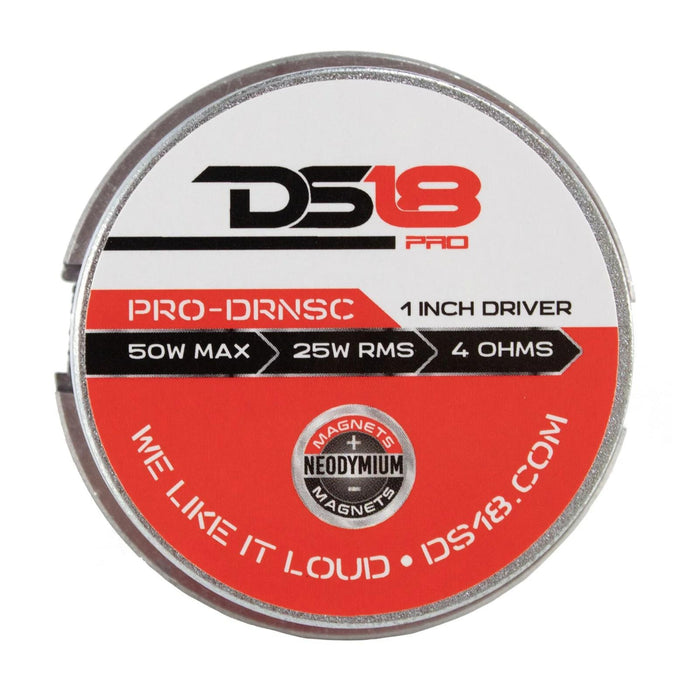 1x Pro Compression Super Driver Neodymium 1" VC Loud 50 W 4 Ohm DS18 PRO-DRNSC