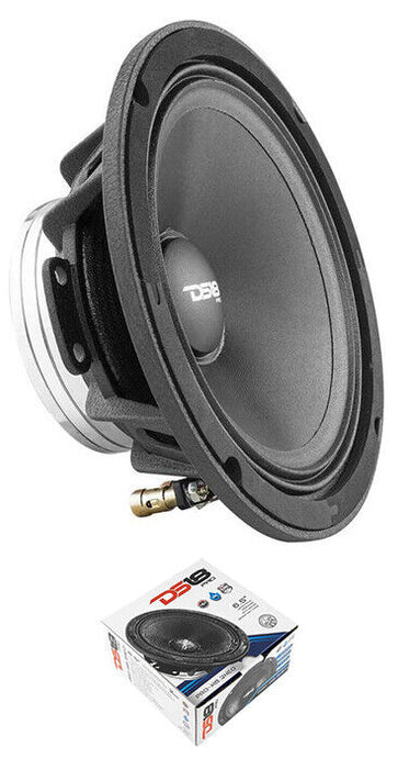 DS18 6.5" Motorcycle Midrange Speaker 2 Ohm 400W Neodymium Waterproof M6.2NEO