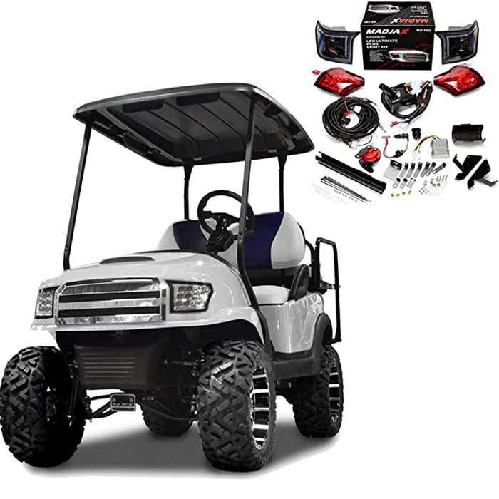 Madjax White ALPHA series Off-Road Body Kit w/ Ultimate-Plus Lights for Club Car