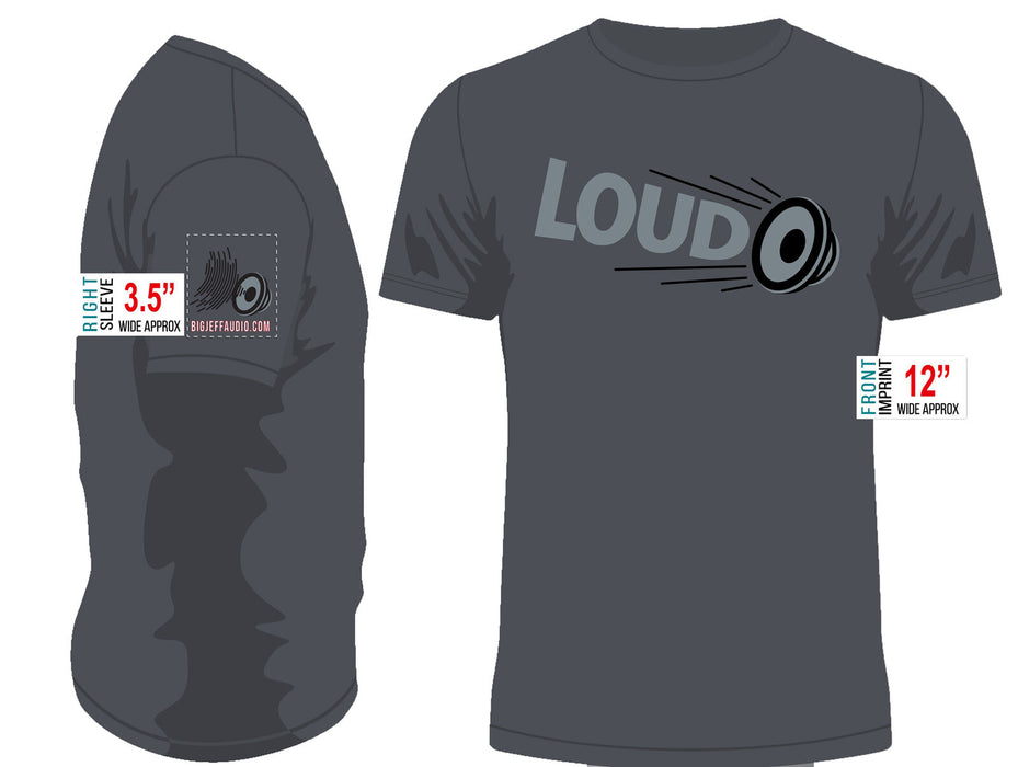 Official Big Jeff Audio LOUD Logo T-Shirt Big Jeff Audio Merchandise