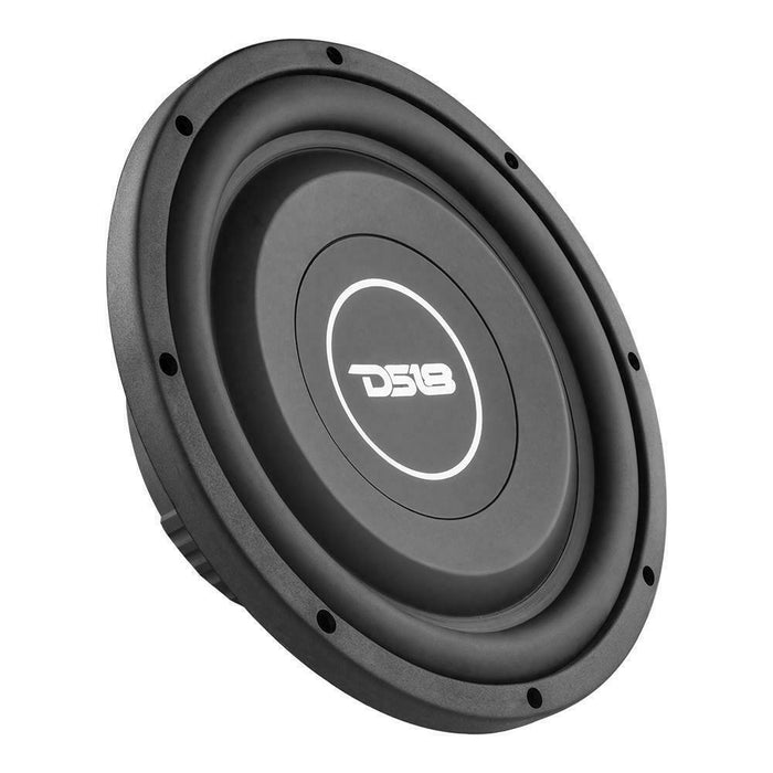 DS18 SRW10.4 10" 400 Watt 4 Ohm Single Voice Coil Shallow Subwoofer