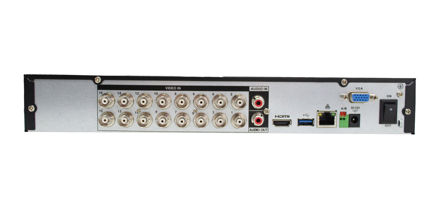 8 Channel Penta-brid XVR 4MP DVR Recorder CCTV OEM Dahua w/ 4 TB SATA Hard Drive