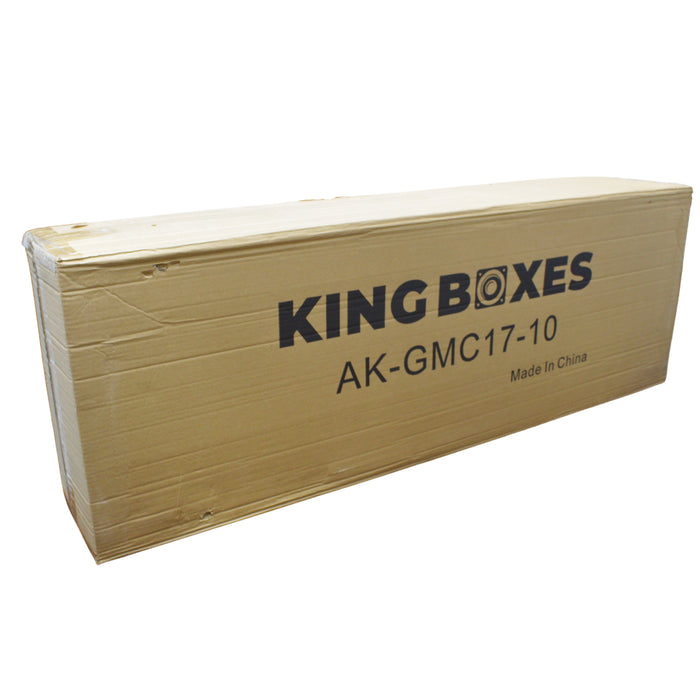 King Boxes 10" Dual Ported Box 07-13 Silverado/Sierra Crew Cab AK-GMC17-10