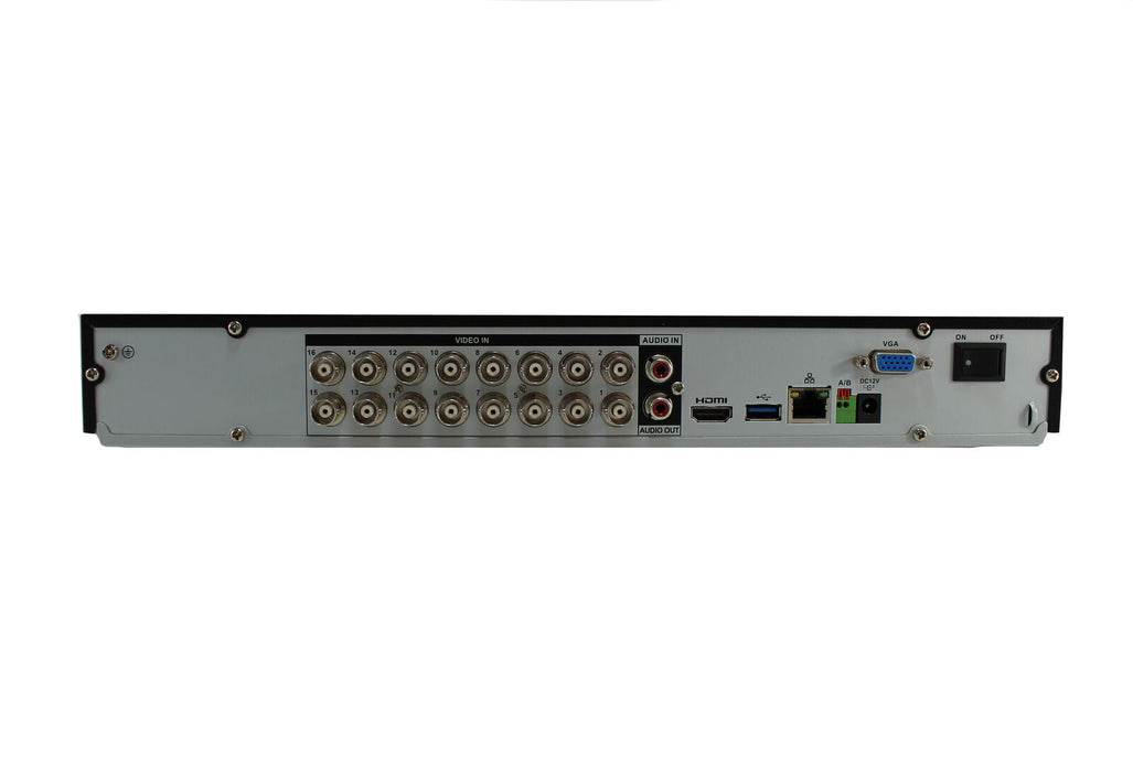 16+8 Ch 4MP DVR Security Recorder HVR702AN-16-4M w/ 2 TB SATA Hard Drive