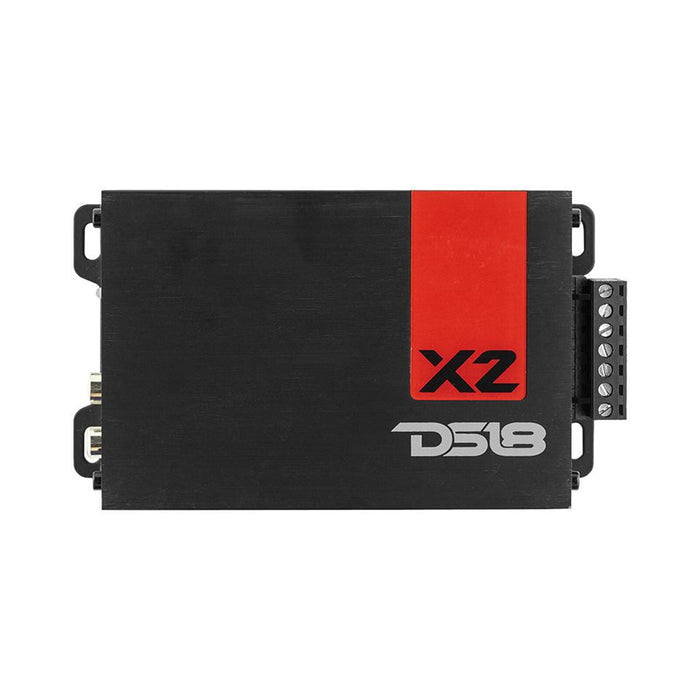 DS18 2 Channel 1140W Peak Power Ultra Compact Class D Amplifier X2