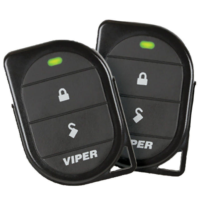 Viper 1-Way Security System Power Sports Waterproof Two 2-Button Remotes 3121V
