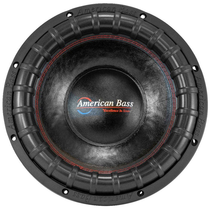 American Bass Car Audio 12 Subwoofer Dual 4 Ohm Voice Coil 2400 Watts ELITE1244