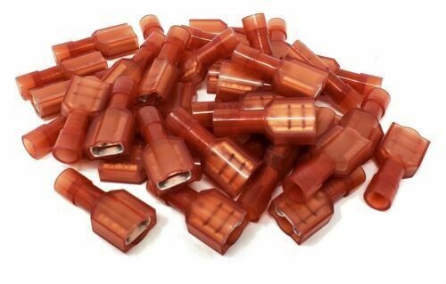 Metra Install Bay RED 22-18AWG Female Insulated Nylon Speaker Connector 200pcs