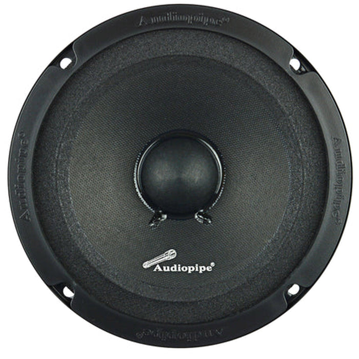 Audiopipe 6 Sealed Mid Bass Loud Speaker 250W 8 ohms 1.5 Voice Coil Black