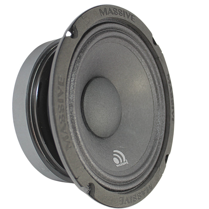 Massive Audio MB6 6.5" 300 Watt Max 4 Ohm Mid-Bass Speaker MA-MB6-V2