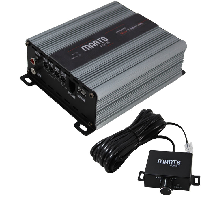 Marts Digital MXD Series Monoblock Full Range 700W 2 Ohm Amplifier MXD-700-2-V2
